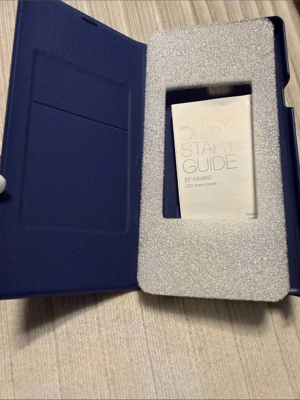 Samsung Deep Blue Textured Phone Case